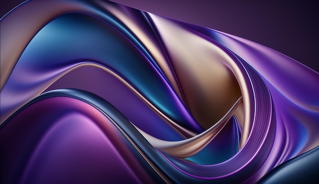 Fundo abstrato roxo e azul com um fundo roxo