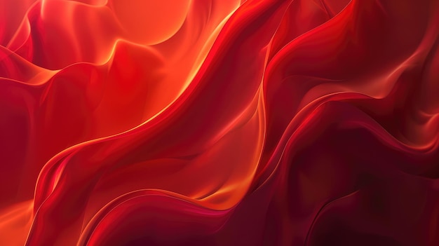 Fundo abstrato vermelho Composição de formas dinâmicas