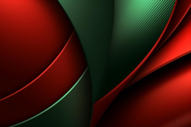 Fundo abstrato vermelho e verde gerado por ai fundo de pti