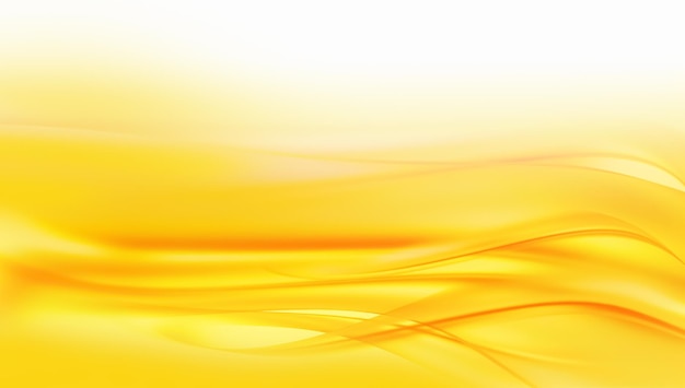 Fundo amarelo brilhante abstrato com linhas suaves