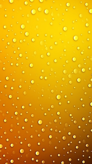 Fundo amarelo com gotas de água sobre um fundo amarelo