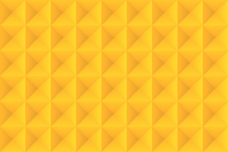 Foto fundo amarelo sem emenda moderno da parede do teste padrão da telha da grade do quadrado da cor amarela.