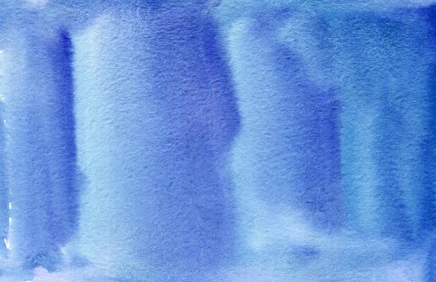 Fundo aquarela abstrato azul em papel texturizado. pano de fundo aquarela feito à mão