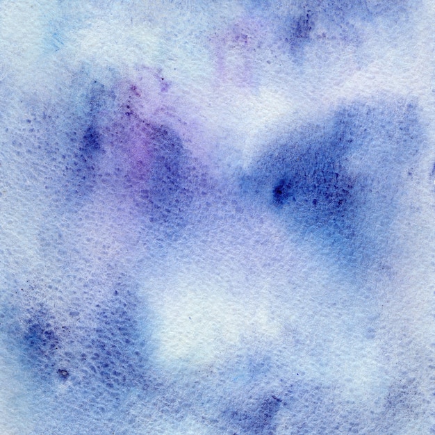 Fundo aquarela abstrato azul padrão pintado de grunge