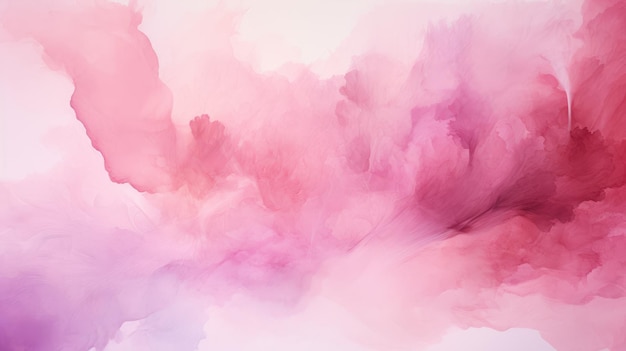 fundo aquarela abstrato em tons de rosa e branco