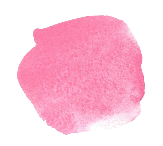 Fundo aquarela abstrato rosa desenhado à mão para texto ou logotipo