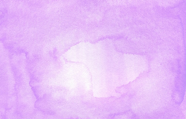 Fundo aquarela abstrato roxo pastel em papel texturizado