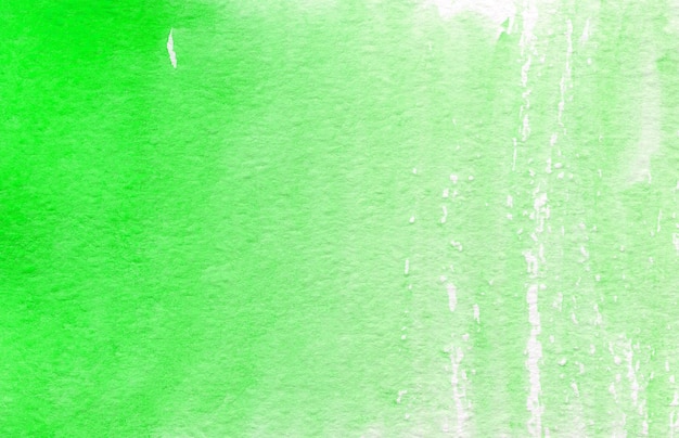 Fundo aquarela abstrato verde em papel texturizado. Pano de fundo aquarela feito à mão
