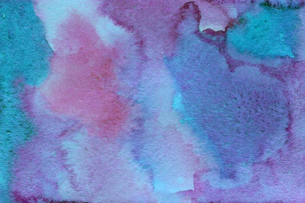 Fundo aquarela azul e roxo