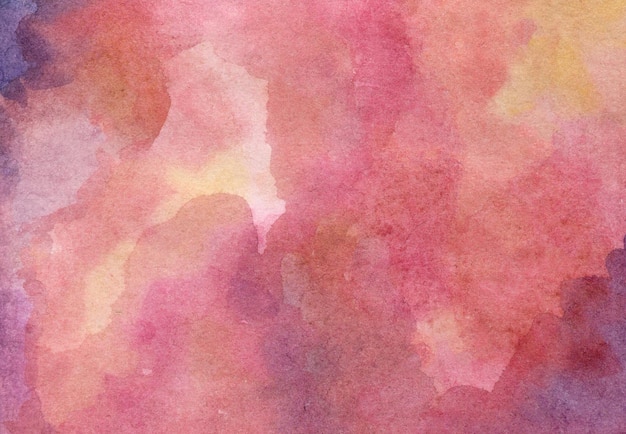 Fundo aquarela desenhado à mão rosa suave de alta qualidade