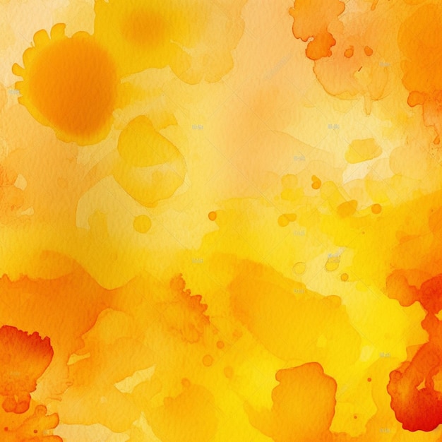 Fundo aquarela laranja e amarelo com um pouco de tinta.