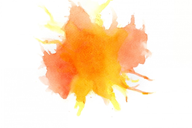 Fundo aquarela laranja