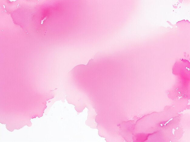 Fundo aquarela rosa com espaço em branco