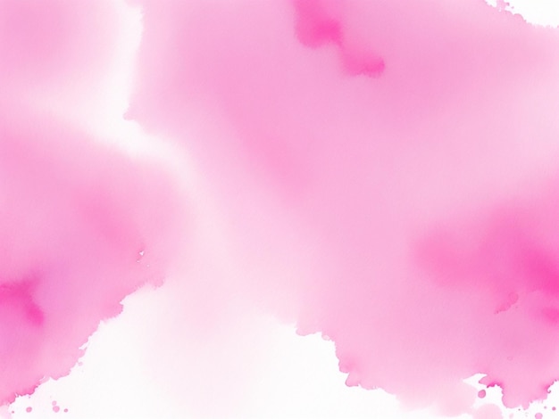 Fundo aquarela rosa com espaço em branco