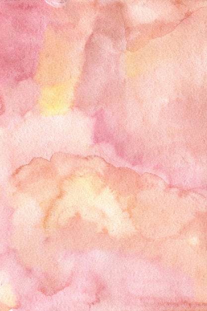 Fundo aquarela rosa suave desenhado à mão