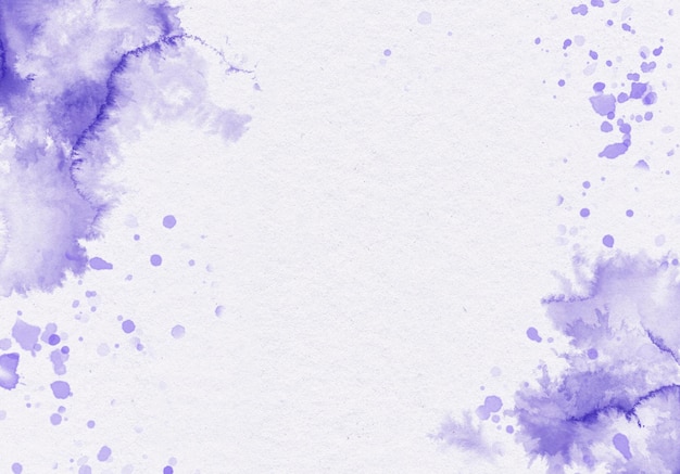 Fundo aquarela roxo com fundo branco