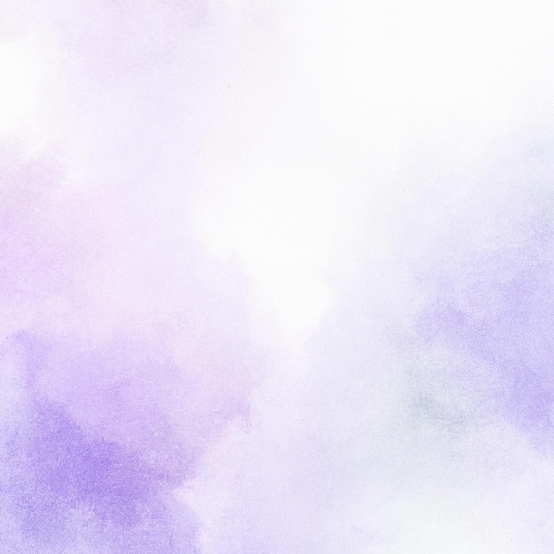 Fundo aquarela roxo e branco com fundo branco