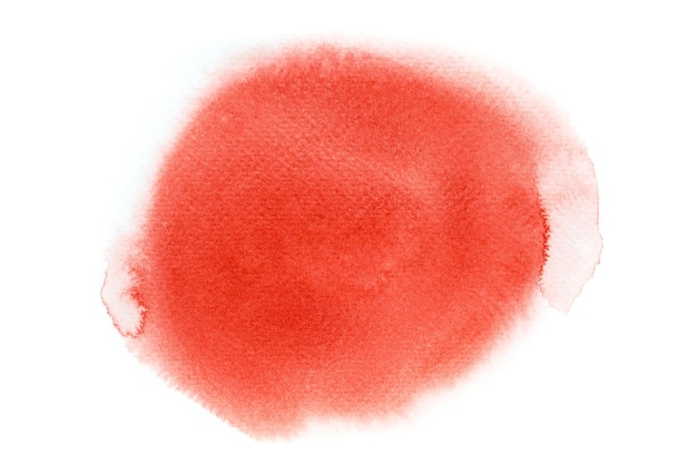 Fundo aquarela vermelho. pintura a mão de arte