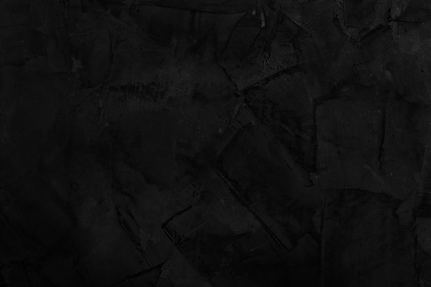 Foto fundo áspero padrão de textura de parede preta
