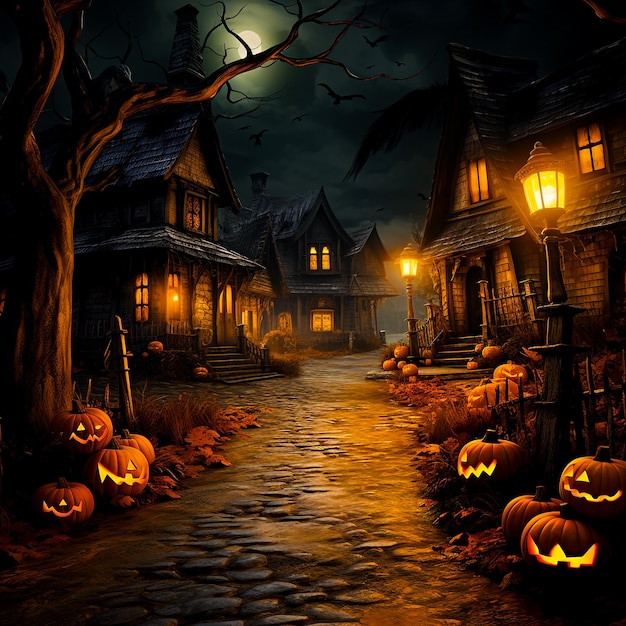 Fundo assustador de Halloween