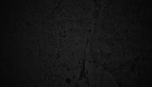 Fundo assustador grunge preto fundo preto papel de parede concreto Textura de quadro-negro