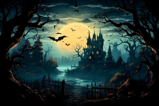 fundo assustador Papéis de parede de Halloween