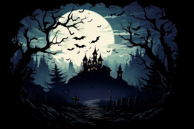 fundo assustador Papéis de parede de Halloween