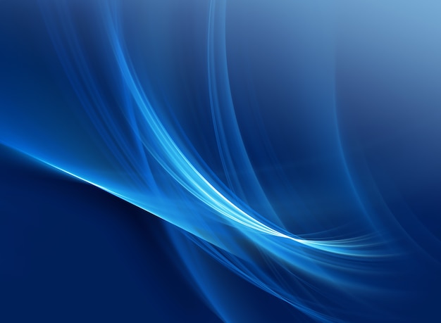 Fundo azul abstrato com linhas lisas