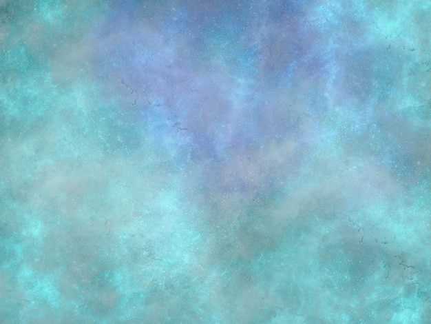 Fundo azul abstrato cósmico imitando respingos coloridos de tinta