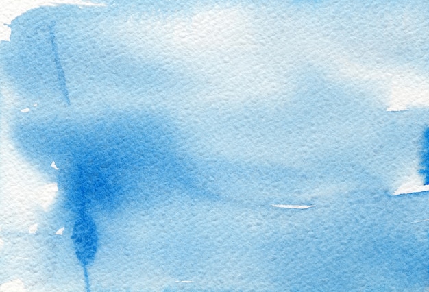 Fundo azul aquarela