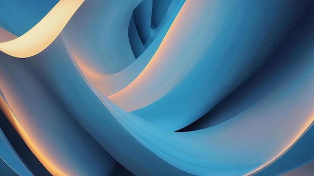 Fundo azul claro abstrato 3D