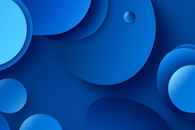 Fundo azul dinâmico com formas abstratas