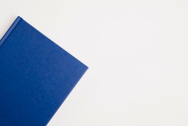 Fundo azul do caderno