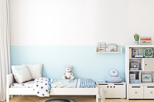 Fundo azul infantil