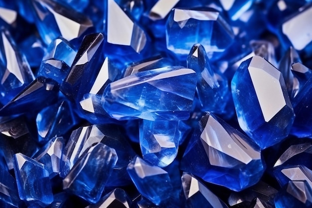 Fundo azul safir brilhante para exibições vibrantes