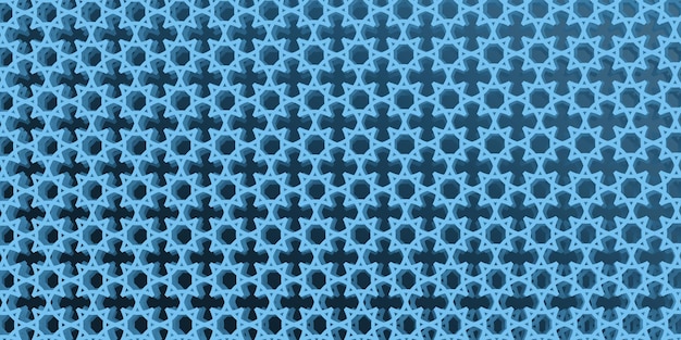 Fundo azul sem costura padrão geométrico