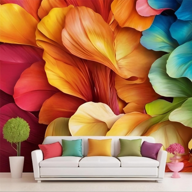 fundo belo papel de parede hd melhor qualidade imagem colorida hiper realista
