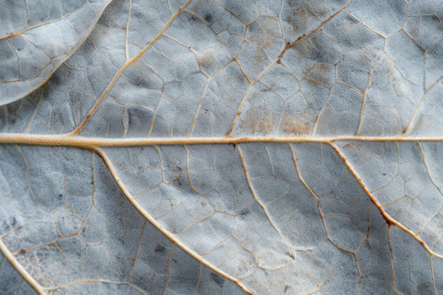 Foto fundo biofílico a autenticidade natural da folha de magnólia esquelética na fotografia macro