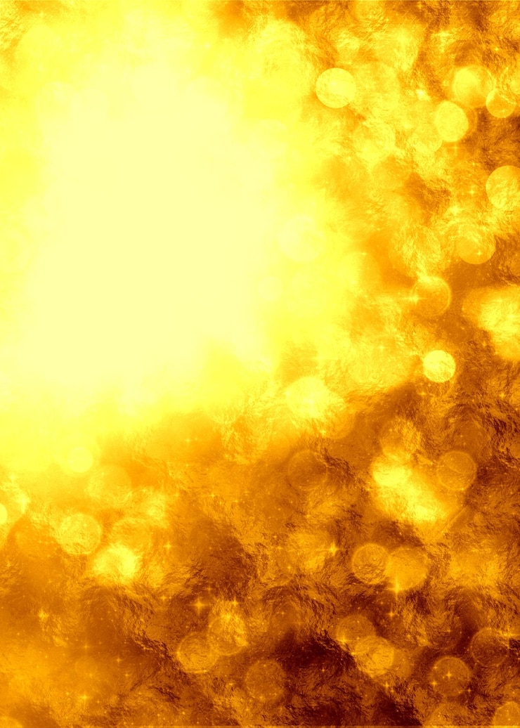 Foto fundo bokeh amarelo para cartazes de banner, saudações de aniversário de festa e vários trabalhos de design