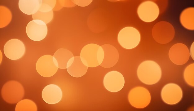 Fundo bokeh descentralizado laranja abstrato