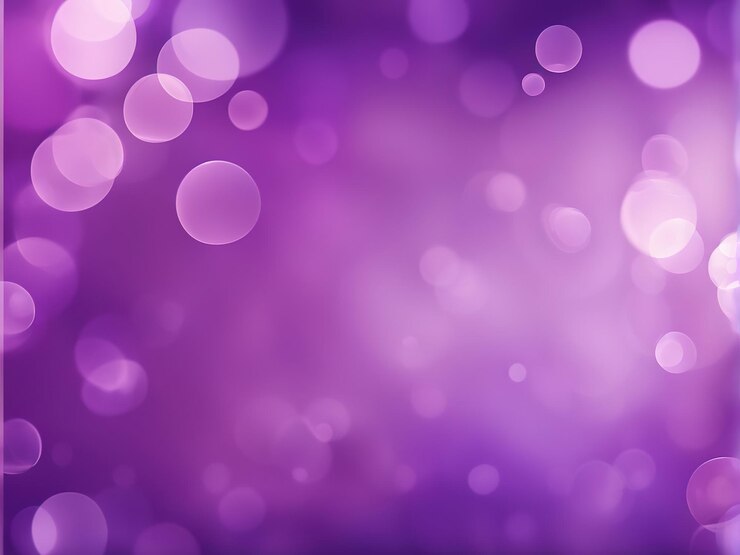fundo Bokeh roxo com círculos suaves e desfocados de luz