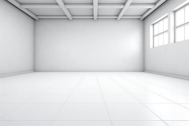 Foto fundo branco abstrato com gradiente suave usado para a sala de estúdio de produtos de web design