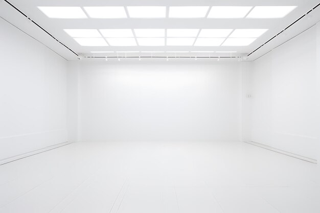 Foto fundo branco abstrato com gradiente suave usado para a sala de estúdio de produtos de web design