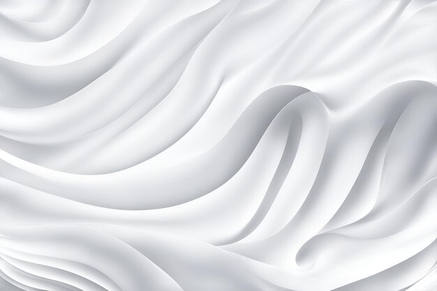 Fundo branco abstrato com linhas lisas renderização 3D ilustração 3D