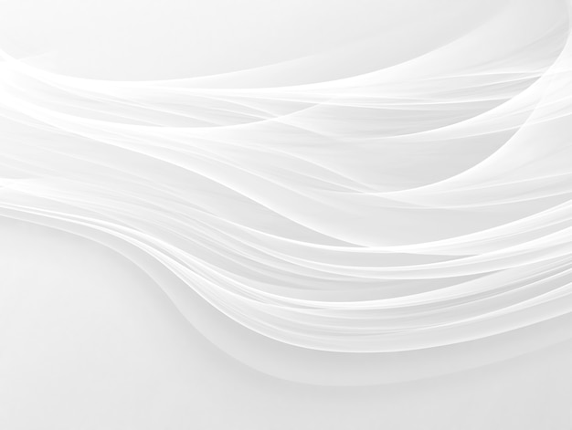 Fundo branco abstrato com linhas lisas
