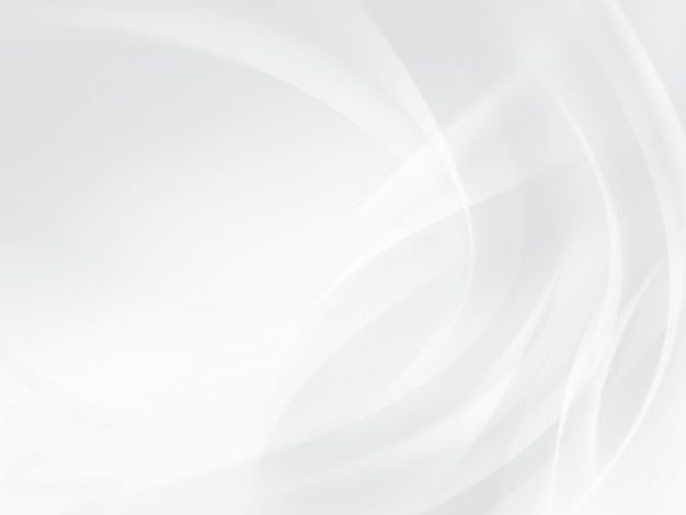 Fundo branco abstrato com linhas onduladas lisas