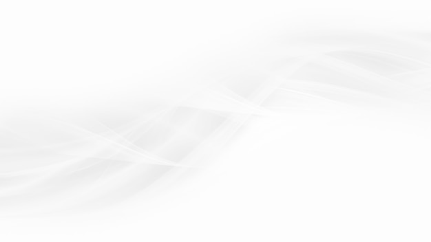 Fundo branco abstrato com linhas onduladas lisas