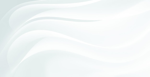 Fundo branco abstrato com linhas onduladas suaves para o seu projeto
