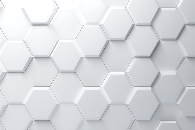 Fundo branco com desenho hexagonal sobreposto