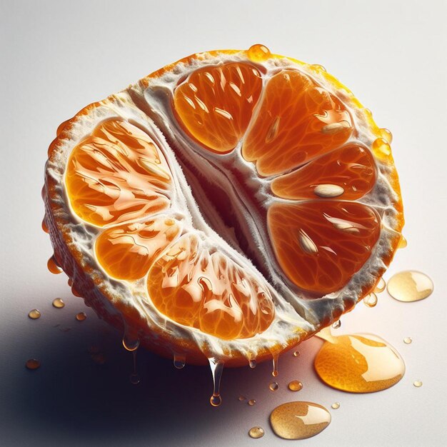 Fundo branco laranja